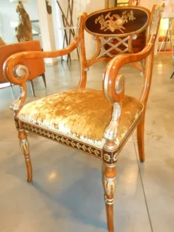 Sedia da soggiorno Poltroncina inglese a prezzo Outlet^Cappellini Sale