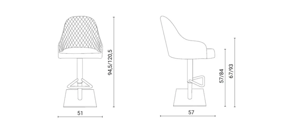 Sedia da soggiorno Prometeo in Offerta Outlet^Ozzio Discount