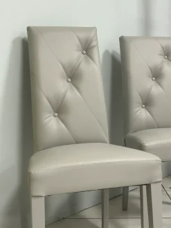 Sedia da soggiorno realizzata in ecopelle Bellinzona di^Target Point Discount