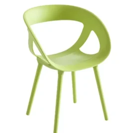 Sedia da soggiorno realizzata in plastica Moema bp di^Gaber