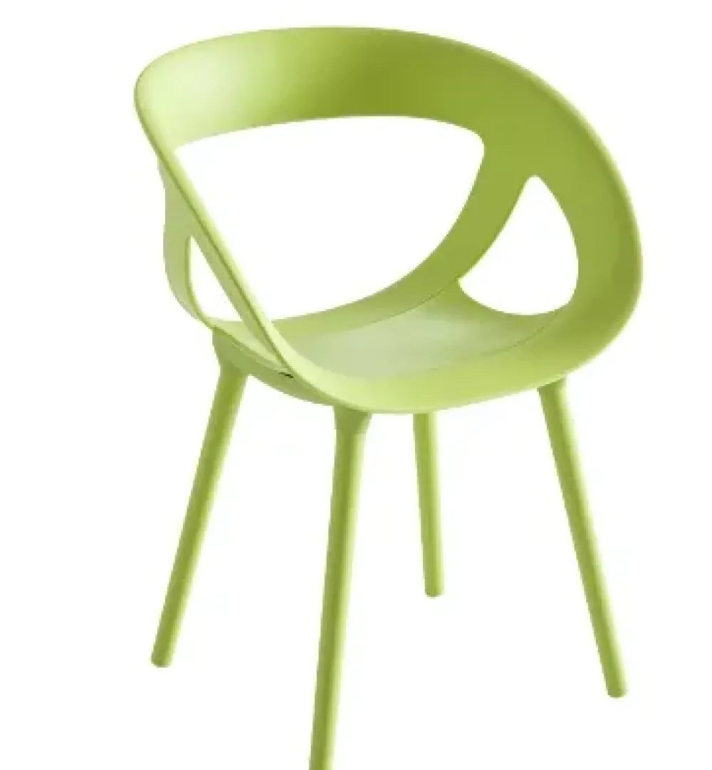 Sedia da soggiorno realizzata in plastica Moema bp di^Gaber