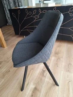 Target Point Sedia da soggiorno realizzata in ecopelle Bilbao di- Sedie