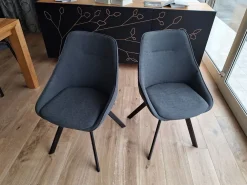 Target Point Sedia da soggiorno realizzata in ecopelle Bilbao di- Sedie