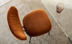 Cattelan Italia Sedia da soggiorno realizzata in ecopelle Chloe di- Sedie