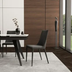 Sedia da soggiorno realizzata in tessuto Ely di^Easyline Online