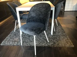 Best Sedia da soggiorno realizzata in tessuto Tuka mid di Sedie