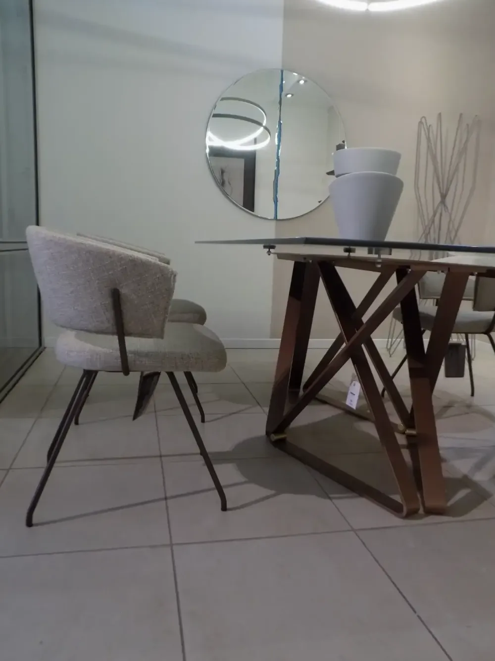 Sale Sedia da soggiorno realizzata in tessuto Sedia modello bahia di Sedie