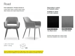 Sedia da soggiorno Road a prezzo Outlet^Devina Nais Best