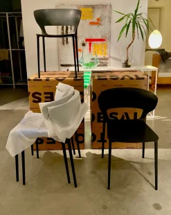 Sedia da soggiorno Set 4 sedie koki 707 di SCONTATA 24%^Desalto Hot