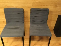 Lago Sedia Dangla da soggiorno realizzata in tessuto scontata del 60%- Sedie