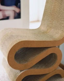 Collezione esclusiva Sedia di  modello Wiggle side chair da soggiorno in offerta -20%- Sedie