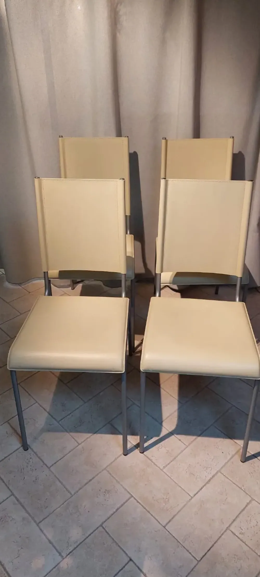 Ponti Terenghi Sedia di modello Sedie cuoio da soggiorno in offerta -72%- Sedie