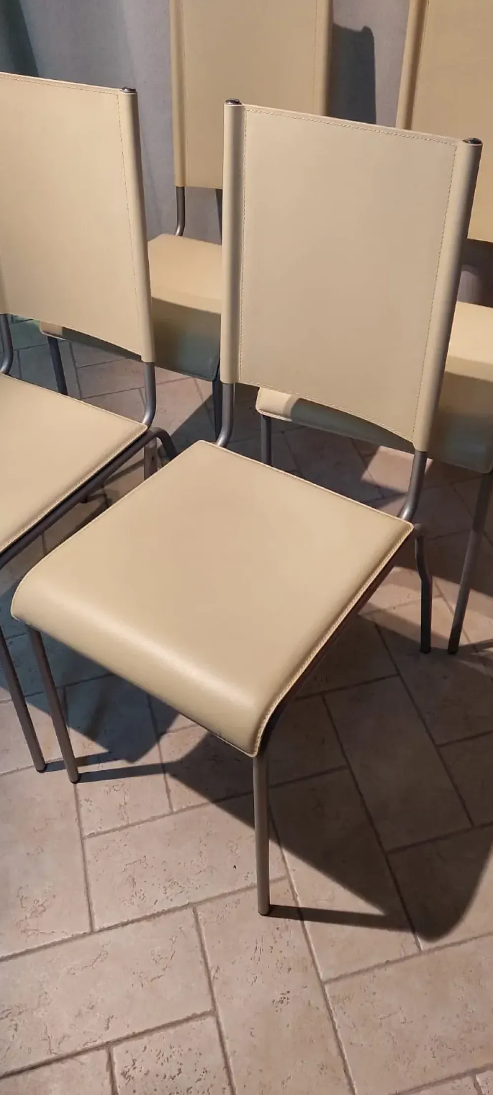 Ponti Terenghi Sedia di modello Sedie cuoio da soggiorno in offerta -72%- Sedie