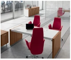 New Sedia direzionale in ecopelle Lady direzionale con forte sconto Arredo Ufficio