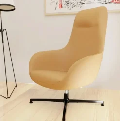 Las Mobili Sedia direzionale in ecopelle Truka girevole base alluminio in offerta- Arredo Ufficio