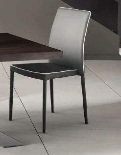 Sedia ecopelle Ella con bordino^Gipi Best