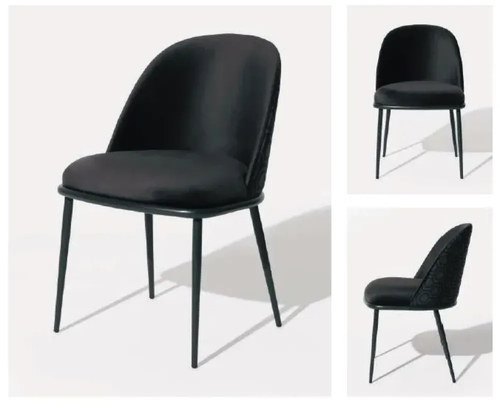 Md work Sedia fissa Sedia imbottita varie colorazioni venice di a prezzo scontato- Sedie