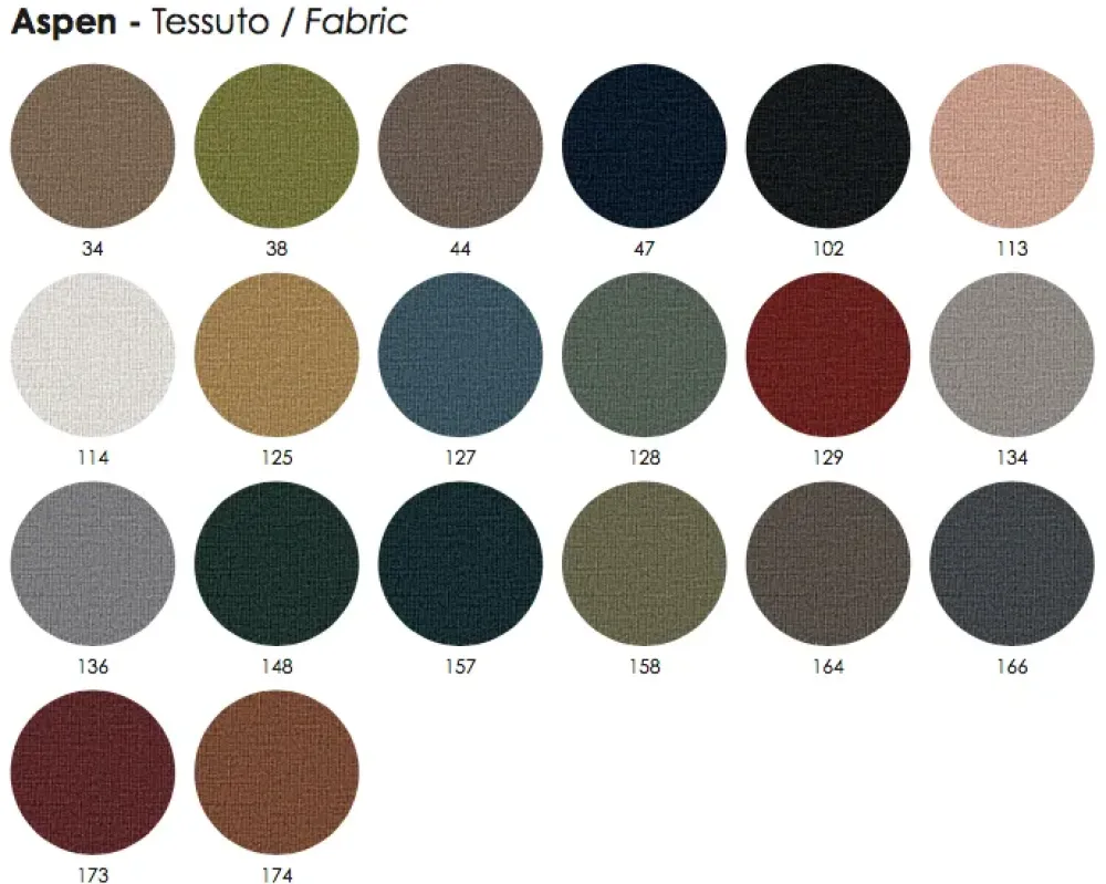 Sedia fissa Sedia in metallo con seduta e schienale imbottiti di in Offerta Outlet^Md work New