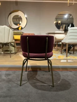 Zamagna Sedia Futura  da cucina realizzata in tessuto scontata del 70%- Sedie