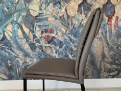 Sedia in ecopelle modello Carmen di Sedie