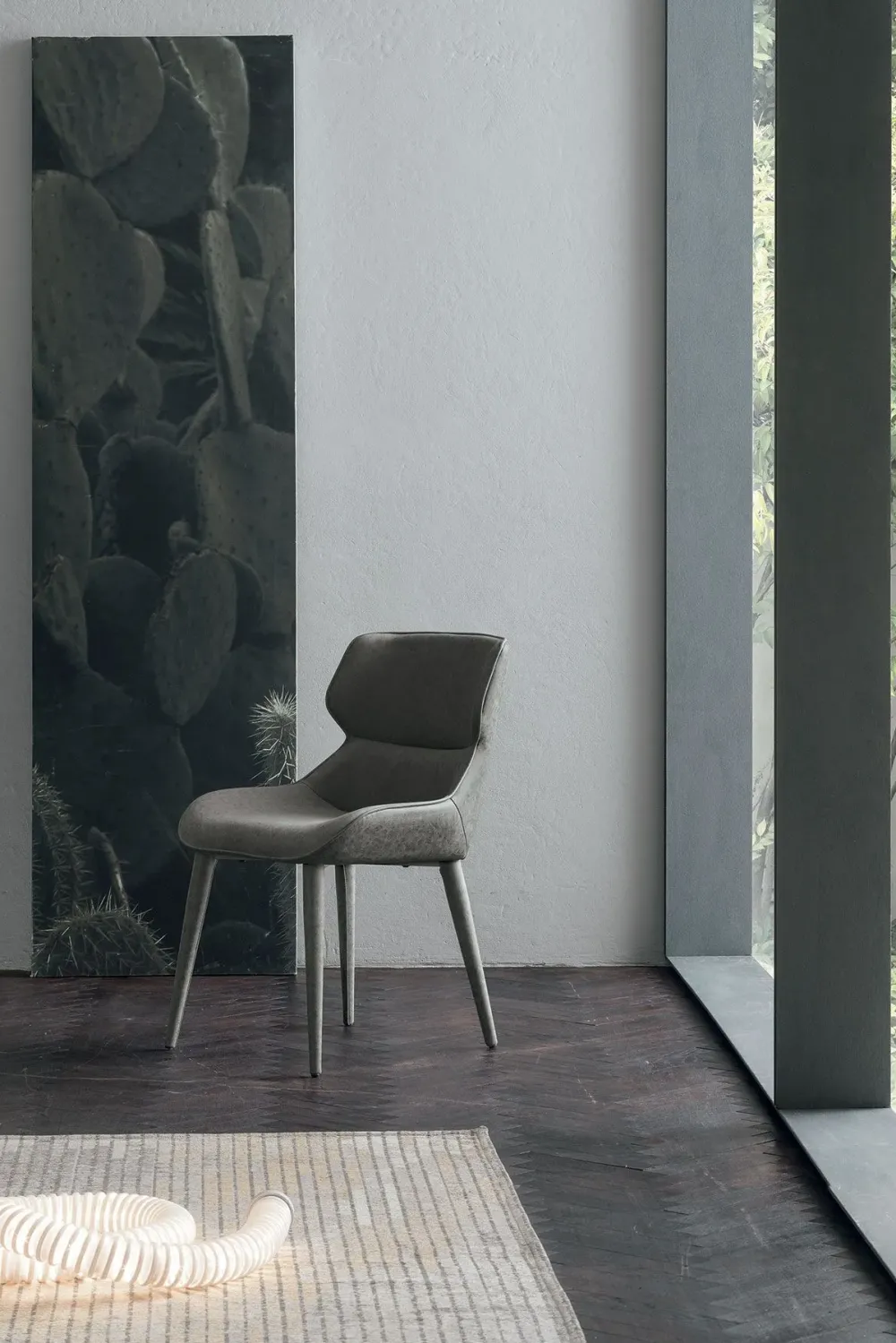 Target Point Sedia in ecopelle modello Detroit di- Sedie