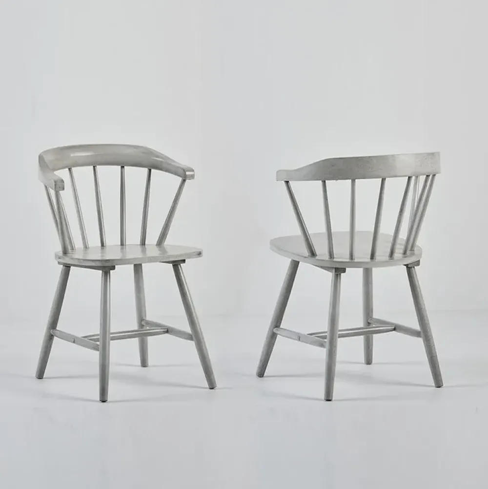 Best Sedia in legno con braccioli Dacia grey in Offerta Outlet Sedie