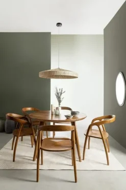 Sedia in legno con braccioli Sedia in legno modello dotty scontata^A&C Outlet