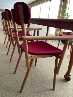 Sedia in legno con braccioli Legno in Offerta Outlet Sedie