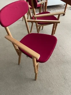 Sedia in legno con braccioli Legno in Offerta Outlet Sedie