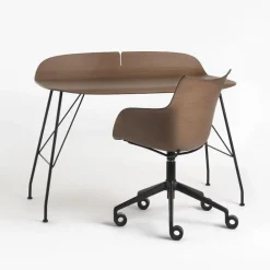 Sedia in legno modello Q/wood imbottita di^Kartell Online