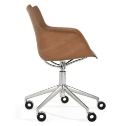 Sedia in legno modello Q/wood imbottita di^Kartell Online