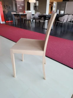 Sedia in legno senza braccioli Blondie in Offerta Outlet Sedie