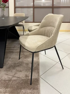 Sedia in metallo poltroncina Ginevra in Offerta Outlet Sedie