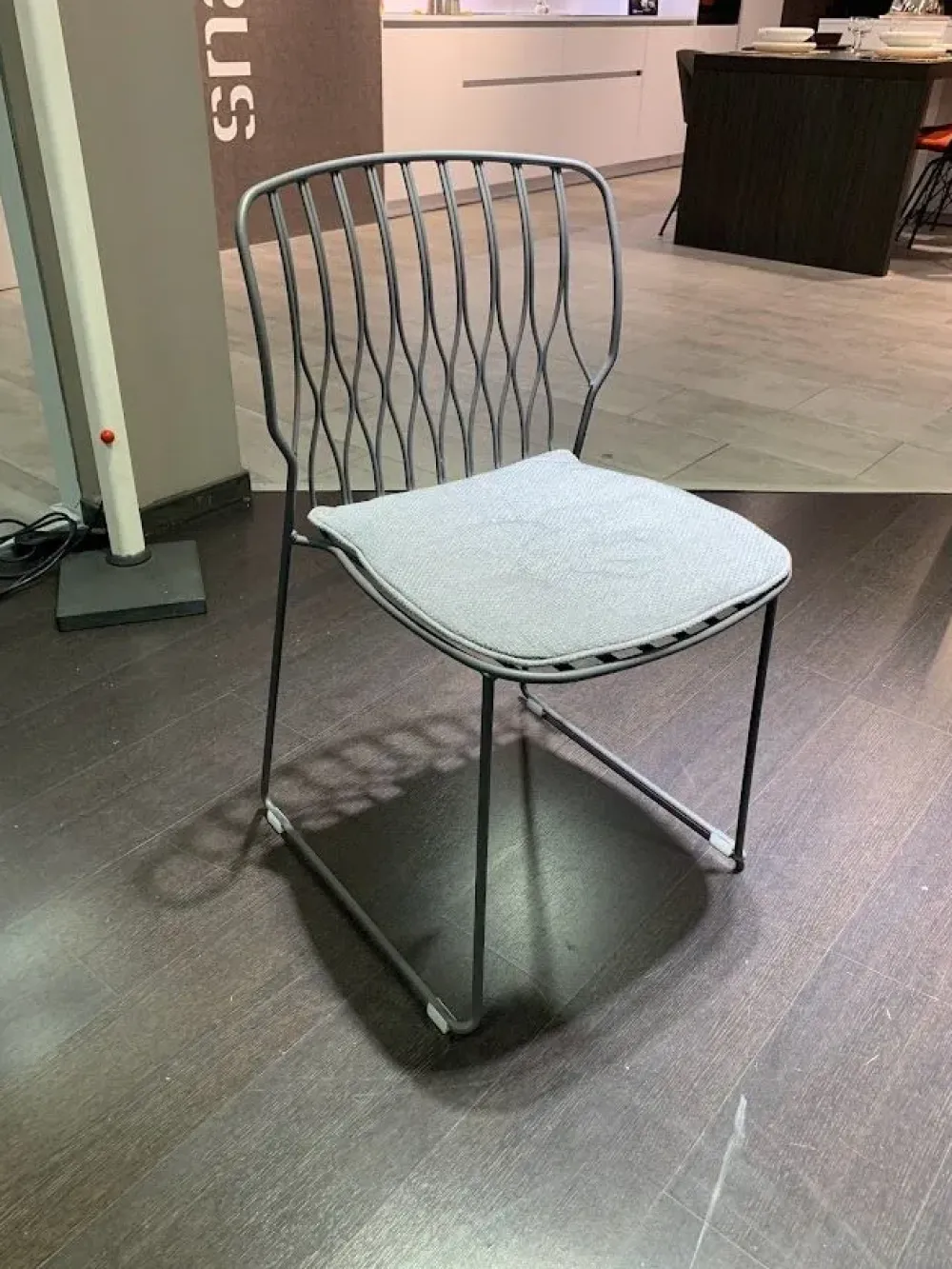 Bontempi Sedia in metallo senza braccioli Freak in Offerta Outlet- Sedie