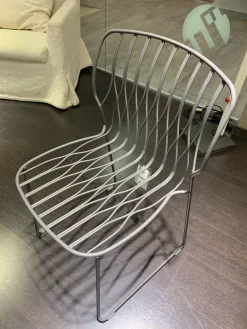 Bontempi Sedia in metallo senza braccioli Freak in Offerta Outlet- Sedie