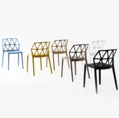 Sedia in plastica modello Alchemia di^Connubia Hot