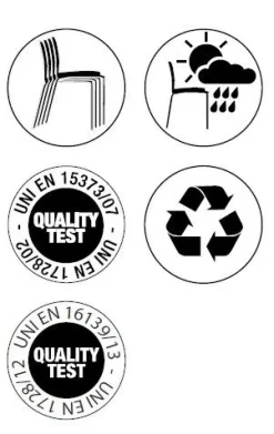 Sedia in plastica senza braccioli Galaxy in Offerta Outlet^Bontempi New