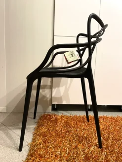 Sedia in plastica senza braccioli Masters scontata^Kartell Best