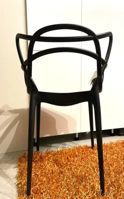 Sedia in plastica senza braccioli Masters scontata^Kartell Best
