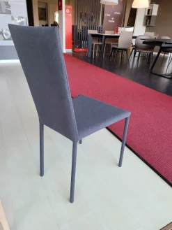 Sedia in tessuto con schienale medio Linea in offerta^Ozzio Outlet