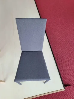 Sedia in tessuto con schienale medio Linea in offerta^Ozzio Outlet