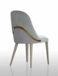 Sedia in tessuto con schienale medio Teknonabuk piu acciaio inox scontata^Md work Clearance