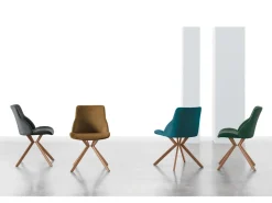 Sedia in tessuto modello Brasilia * di^Target Point Outlet