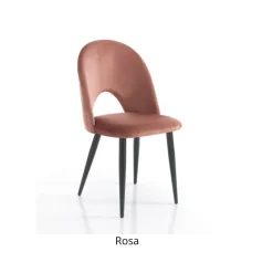 Sedia in tessuto poltroncina Sedia imbottita  in velluto modello nail in Offerta Outlet^Mobilificio Bellutti Hot