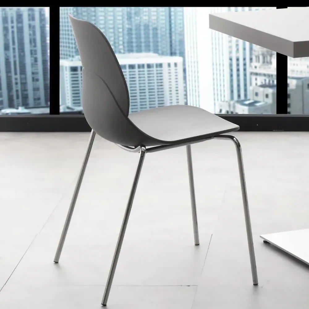 La Seggiola SEDIA Shell metal * PREZZI OUTLET- Sedie