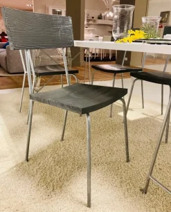 Sedia da soggiorno realizzata in legno scontata del 32%^Lando