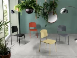 Sedia Mars da cucina realizzata in plastica scontata del 30%^Stones Best