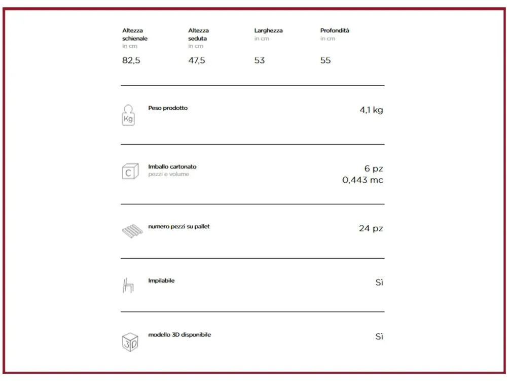 Nardi Sedia modello Bistrot da cucina di -21%- Sedie