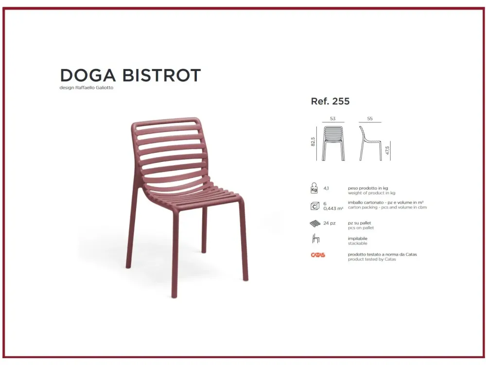 Nardi Sedia modello Bistrot da cucina di -21%- Sedie