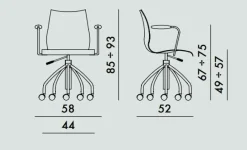 Online Sedia modello Maui di a prezzo riservato Sedie